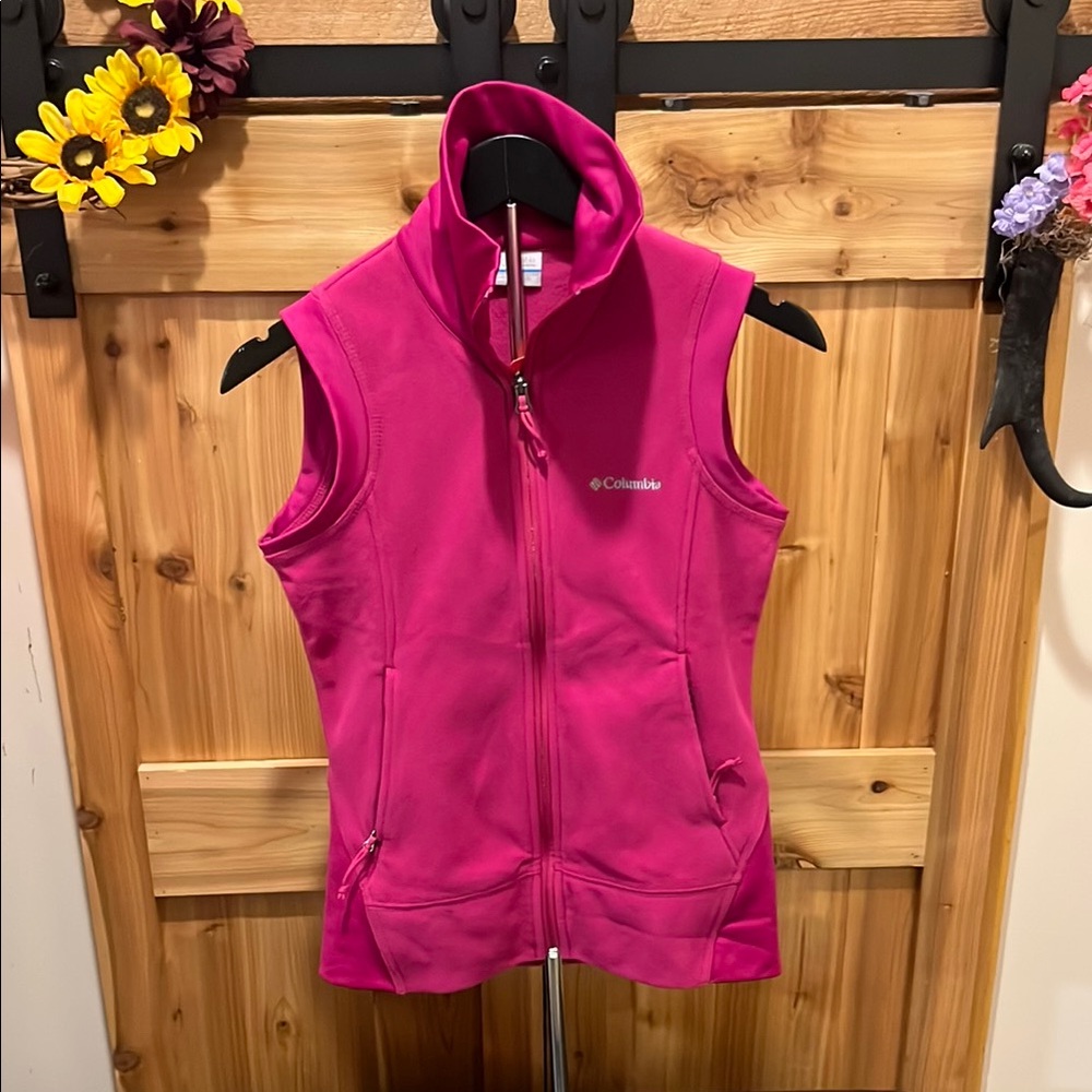 Columbia Fuchsia Women's Fleece Vest
